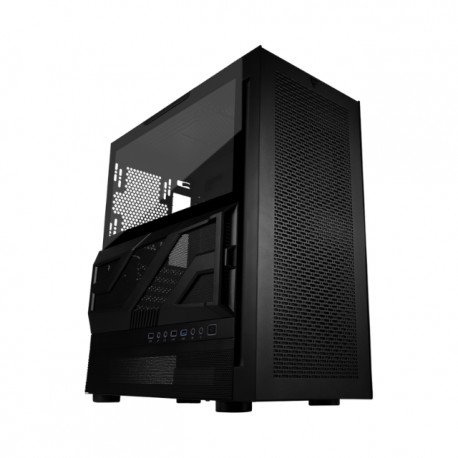 Gabinete Gamer Game Factor CSG800 Black / Atx / Cristal Templado / Filtro Para Polvo / Usb 3.0 / Negro / CSG800