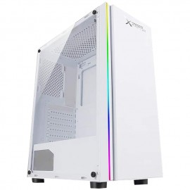 Gabinete Gamer Xzeal XZ115 / Blanco / ATX / USB 3.0 / Ventana Lateral / Led Multicolor / XZCGB04B