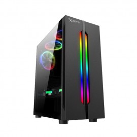 Gabinete Gamer Xzeal XZ120 / ATX / USB 3.0 / Ventana Lateral / Led Multicolor / XZCGB03B