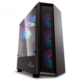 Gabinete Gamer Yeyian Ventle Master / ATX / Incluye 3 ventiladores rgb / YCH-ATAB-01BK