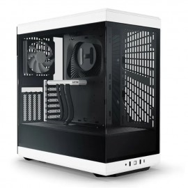 Gabinete HYTE Y40 / ATX Mid Tower / 2x 120mm ventiladores pre instalados / Cristal Templado panorámico moderno y estético con c