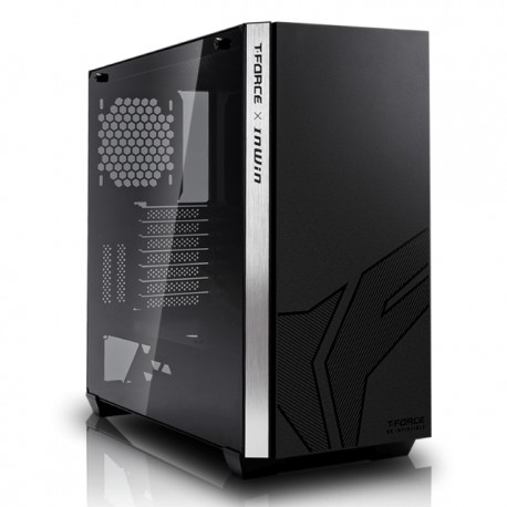 Gabinete Team Group T-FORCE x InWin 216 / Midi-Tower, ATX/EATX/Micro-ATX/Mini-ATX / Cristal Templado / USB 3.0 / Sin Fuente/ Si