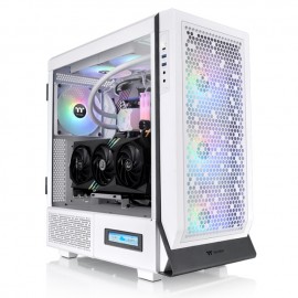 Gabinete Thermaltake Ceres 500 TG ARGB Snow / Midi-Tower, ATX/E-ATX/Micro ATX/Mini-ITX / Cristal Templado / USB 3.0 / Sin Fuent