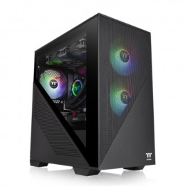 Gabinete Thermaltake Divider 170 TG ARGB / Micro-Tower, Micro-ATX/Mini-ITX / Cristal Templado / USB 3.0/2.0 / Sin Fuente / 2 Ve