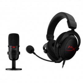 Kit Streamer Starter Pack Diadema Hyperx Cloud Core + Standalone Solocast / Multi Dispositivos / 56R60AA / HBNDL0001