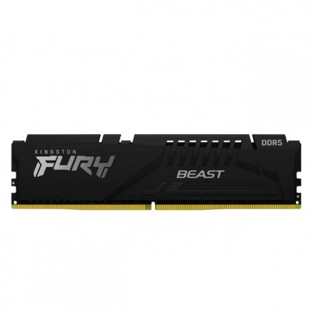 Memoria RAM 16GB DDR5 Kingston Fury Beast 5200Mhz / Un Modulo 16GB / XMP 3.0 / KF552C40BB-16