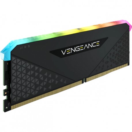 Memoria RAM DDR4 16GB 3200MHz Corsair Vengeance RGB RS / 1 Modulo / Negras / CMG16GX4M1E3200C16