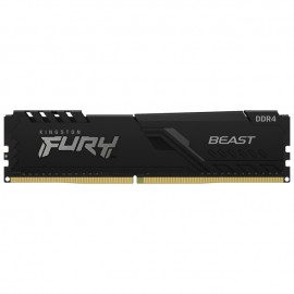 Memoria RAM DDR4 32GB 1X32 3200MHz Kingston Fury Beast 1 Modulo Negro