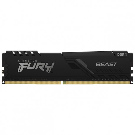 Memoria RAM DDR4 8GB 3200MHz Kingston Fury Beast 1 Modulo Negro KF432C16BB1/8/