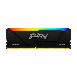 Memoria RAM Kingston FURY Beast RGB DDR4 / 8GB / 3200MT/s / Non-ECC / XMP / KF432C16BB2A/8