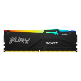 Memoria RAM Kingston Fury Beast RGB DDR5 / 5200MHz / 32GB / Non-ECC / CL40 / XMP / KF552C40BBA-32