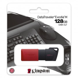 Memoria USB 3.2 128GB Kingston Datatraveler Exodia M / DTXM/128GB