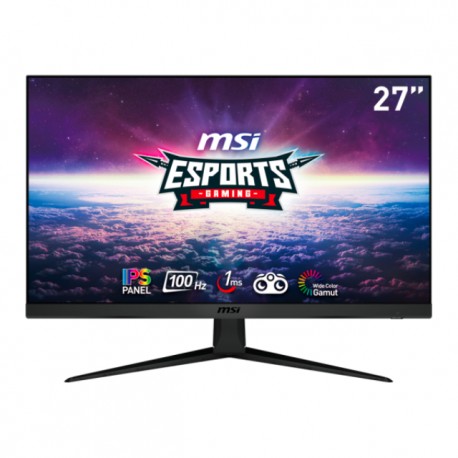 Monitor MSI G2712V / IPS Panel / 100HZ / 1MS / 27" 1920x1080 FHD / Adaptive Sync / 1 x HDMI™ / 1 x DP / Antiglare