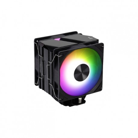 Disipador Aerocool Rime 4 DUAL LED RGB / 120mm / 800-1800RPM / Negro / Aluminio / RIME 4 DUAL