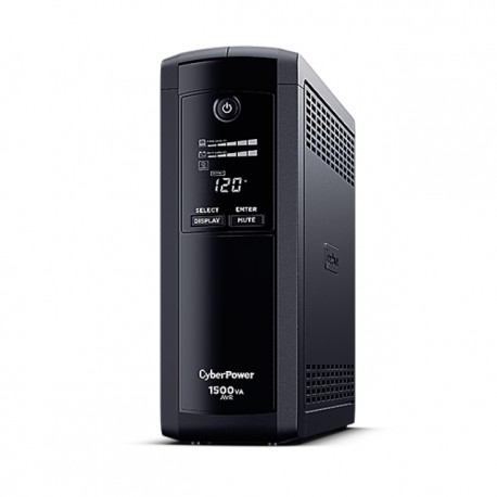 No Break CyberPower CP1500AVRLCD / 1500VA / 900W / Hogar / Oficina / Gaming