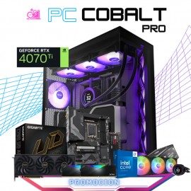 PC COBALT PRO / INTEL CORE I7-14700KF / RTX 4070 TI / 32GB RAM DDR5 / 2TB SSD M.2 NVME / ENFRIAMIENTO LIQUIDO 360MM / 850W 80+ 