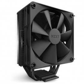 Disipador CPU NZXT T120 Negro / Enfriador de Aire para CPU / Tubos de Cobre Conductivos / Rodamientos Dinámicos de Fluidos / Co