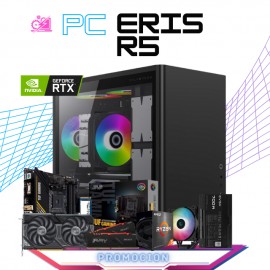 PC ERIS R5 / AMD RYZEN 5 5600X / RTX 4060 TI 8GB / 16GB RAM / 1TB SSD M.2 NVME / DISIPADOR DE TORRE ARGB / FUENTE 700W EVGA / P