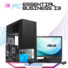 PC ESSENTIAL BUSINESS I3 / INTEL CORE I3-12100 / INTEL UHD 730 GRAPHICS / 8GB RAM / 240GB SSD / DISIPADOR DE STOCK / KIT TECLAD