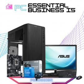 PC ESSENTIAL BUSINESS I5 / INTEL CORE I5-12400 / INTEL UHD 730 GRAPHICS / 16GB RAM / 500GB SSD M.2 NVME / DISIPADOR DE STOCK / 