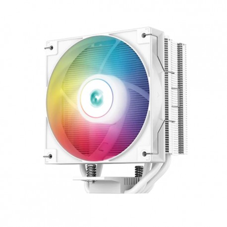 Disipador de torre Deepcool AG400 WH ARGB / Blanco / 120mm / AMD /  INTEL