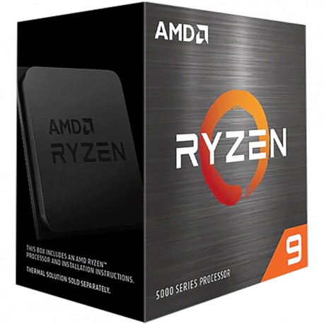 Procesador AMD Ryzen 9 5900X / 12 Core / 24 Thread / 3.7GHz / 4.8GHz Boost / TDP 105W / (Requiere Disipador) / (Requiere Tarjet