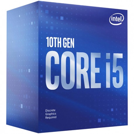 Procesador Intel Core i5-10400F 2.90GHz / 4.30GHz / 6 Nucleos / 12 Hilos / Socket LGA1200 - Intel 10TH Generación / REQUIERE TA