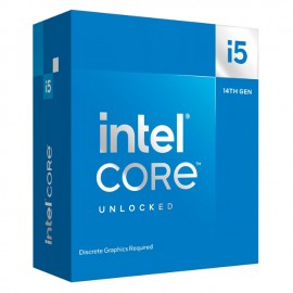 Procesador Intel Core I5-14600KF / Core i5 14th Gen / 14-Core (6P+8E) / LGA 1700 / Requiere Tarjeta de Video / BX8071514600KF