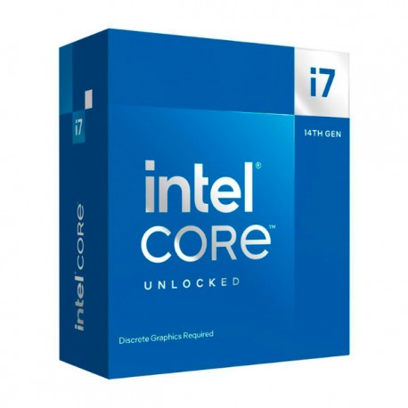 Procesador Intel Core i7-14700K / Core i7 14th Gen 20-Core (8P+12E) / LGA 1700 / Intel UHD Graphics 770 Processor / BX807151470