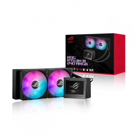 Sistema de Enfriamiento Liquido AIO Asus ROG Ryujin III 240 - 240mm ARGB Aura Sync Intel y Amd / Listo para LGA1700 y AM5