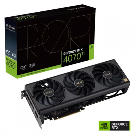 Tarjeta de Video Asus ProArt GeForce RTX™ 4070 Ti OC edition 12GB GDDR6X / PCI Express 4.0 / 12GB GDDR6X / 192-bit / PROART-RTX