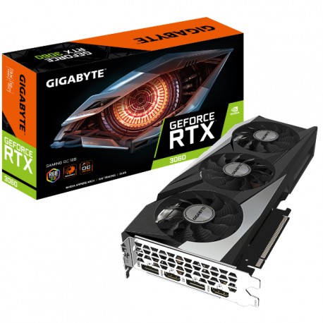 Tarjeta de Video Nvidia GeForce RTX 3060 / Gigabyte GeForce RTX™ 3060 GAMING OC 12G / GV-N3060GAMING OC-12GD