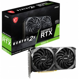 Tarjeta de Video Nvidia GeForce RTX 3060 TI / MSI Ventus 2X OC LHR / 912-V397-233 / SOLO VENTA POR ENSAMBLE