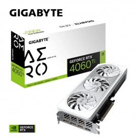 Tarjeta de video Nvidia Gigabyte GeForce RTX 4060 TI AERO OC 8G, DLSS 3, RAY TRACING, REFLEX, STUDIO, GDDR6, WINDFORCE, GV-N406