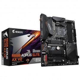 Tarjeta Madre B550 Aorus Elite AX V2 / AM4 / AMD Ryzen 5000 series Ready / ATX / WIFI 6