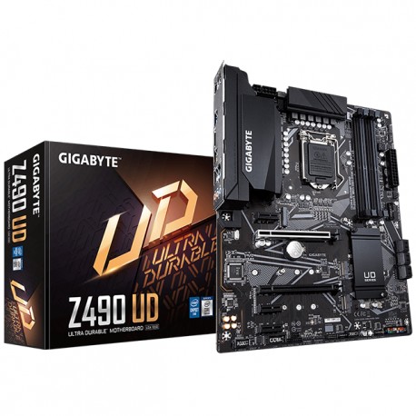 Tarjeta Madre Gigabyte Z490 UD / Socket Intel LGA1200 / Z490 / ATX / DDR4 / Intel Core 10th Generación