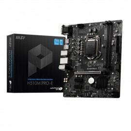 Tarjeta Madre MSI H510M PRO-E Socket LGA1200 Intel H510 Micro-ATX / DDR4 / Intel Core 11th Generación