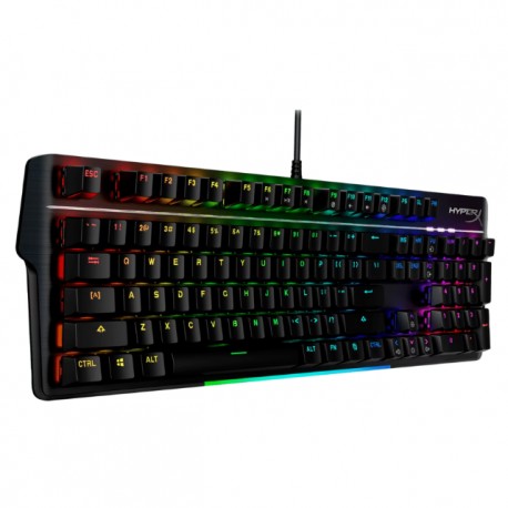 Teclado Gamer Mecanico HyperX Alloy MKW100 RGB / Switch Red / Ingles / Teclas Dedicadas