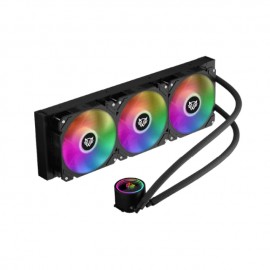 Enfriamiento Liquido Balamrush Hydrox Pro HX30 / PWM + 4 Pines + Conector AURA / Intel y AMD / Negro / 360MM