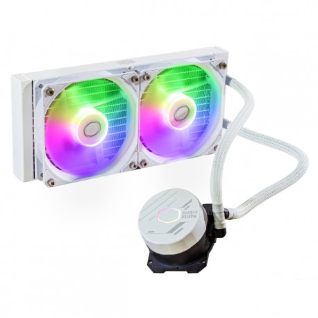 Enfriamiento Líquido Cooler Master Masterliquid 240l Core Argb White / 240mm / MLW-D24M-A18PZ-RW