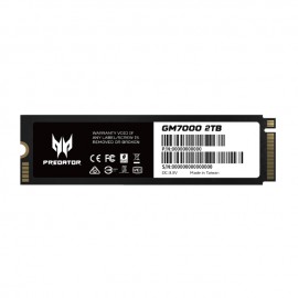 Unidad de Estado Solido SSD NVMe M.2 Predator GM7000 2TB, 7,400 / 6,700 MB/s, PCIe Gen 4.0 x 4, NVMe 1.4 - GM7000