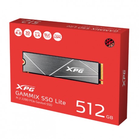 Unidad Unidad de estado Solido SSD M.2 Nvme 512GB ADATA XPG GAMMIX S50 LITE / AGAMMIXS50L-512G-CS