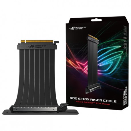 Cable de Extensión Riser Asus PCI-e / ROG STRIX RS200 RISER CABLE/BK