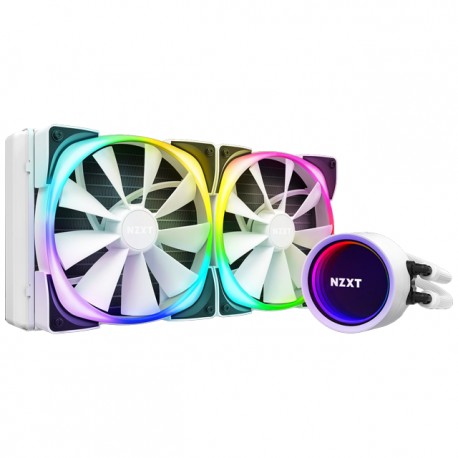 Enfriamiento Liquido NZXT Kraken X63 RGB White / 280mm 140mmx2 / Intel y AMD / RL-KRX63-RW