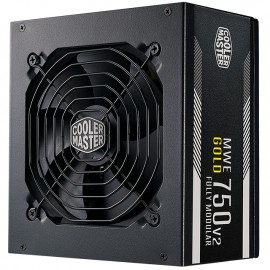 Fuente de Poder Cooler Master MWE GOLD 750 V2 80 PLUS Gold / 24-pines ATX / 120mm / 750W