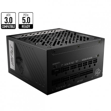 Fuente de Poder MSI MPG A850G PCIE5 80 PLUS Gold / 24-pin ATX / 135mm / 850W / MPG A850G PCIE5 / ATX 3.0