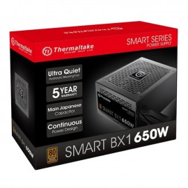 Fuente de poder Thermaltake Smart BX1 / 650W / 80 Plus Bronze / PS-SPD-0650NNFABU-1