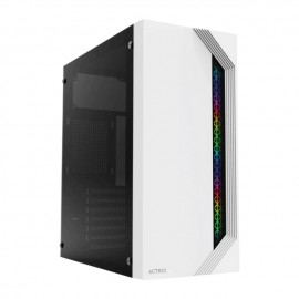 Gabinete Acteck Viken GM434 / Blanco / Fuente incluida 500W / Mid Tower / Advanced Series