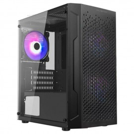 Gabinete Balam Rush Artic GI725 / RGB / Cristal Templado / Mini-Tower / Micro-ATX/Mini-ITX / USB 3.0/2.0 / Sin Fuente / 3 Venti