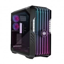 Gabinete Cooler Master HAF 700 EVO / E-ATX / Carcasa de policarbonato de alto flujo de aire con pantalla LCD personalizable IRI